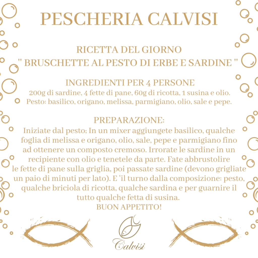 ricetta calvisi